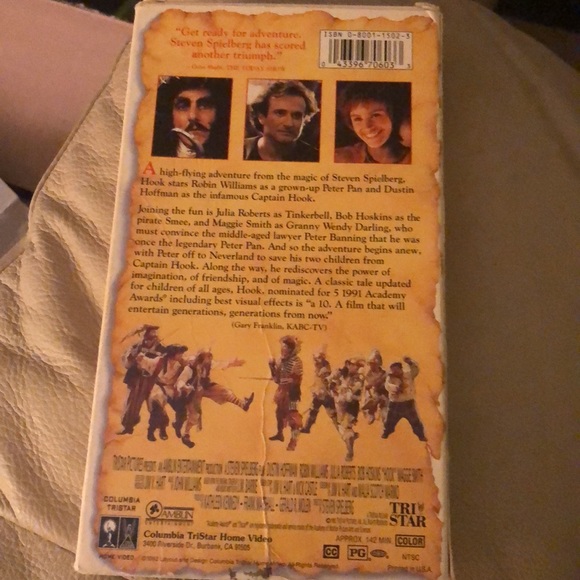 Hook - 1992 - VHS - Good Condition - Picture 2 of 6